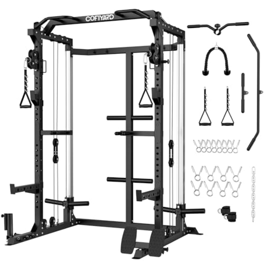 Home Gym System - Power Cage Power Rack with Dual