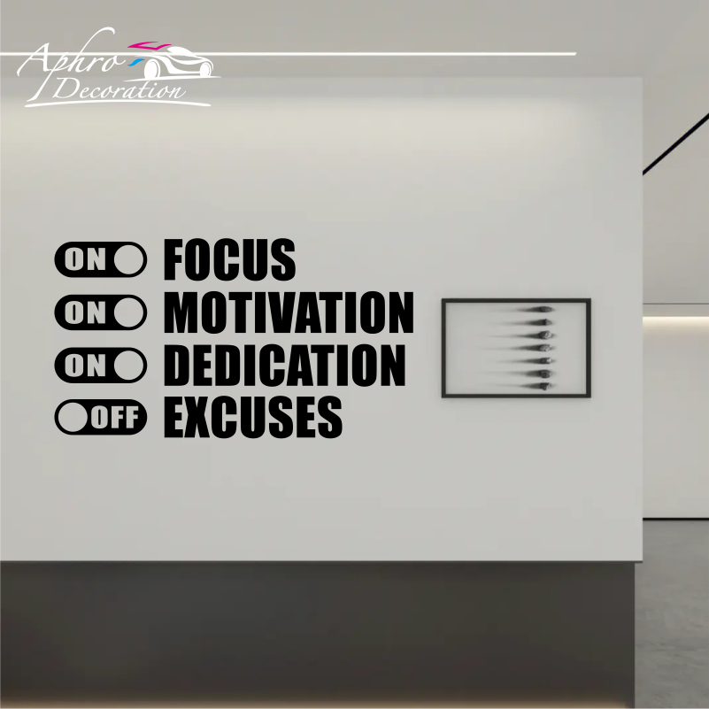 Home Gym Quotes - Focus On Motivation On Excuses Off