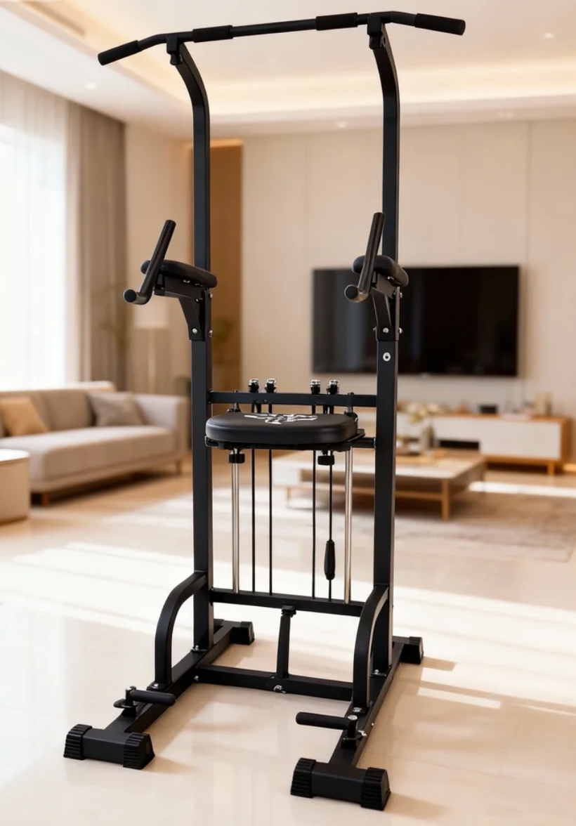 Home Gym Workout Equipment - Power Tower Pull-Up Dip Station 450LBS