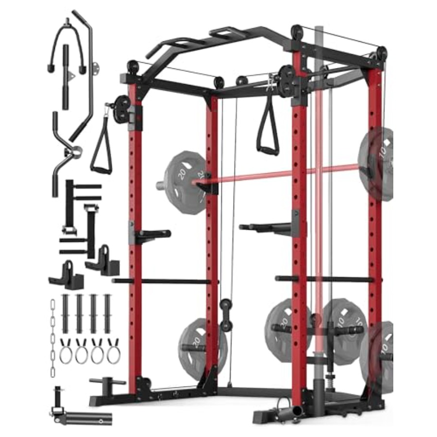 Home Gym System - Power Cage Multi-Functional Power Racks for