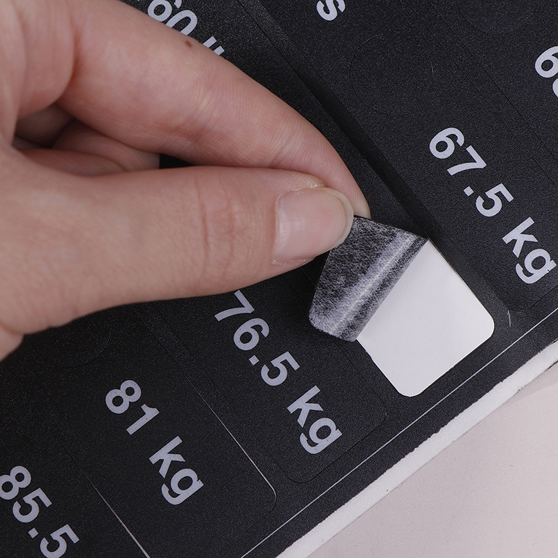 Home Gym Diy - Weight Stack Labels 4.5kg To 150kg
