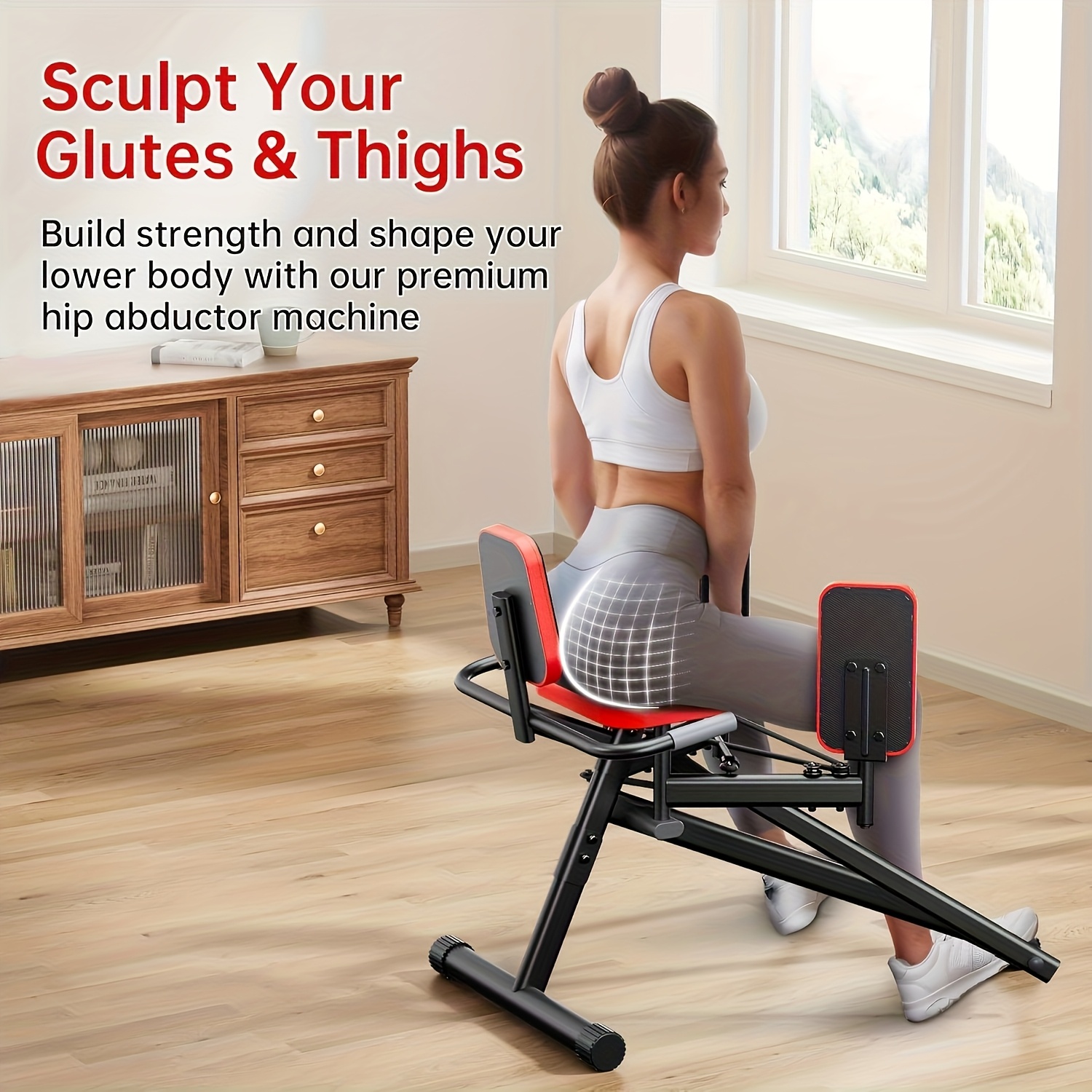 Home Gym Workout Equipment - Hip Abduction Trainer for Home Gym