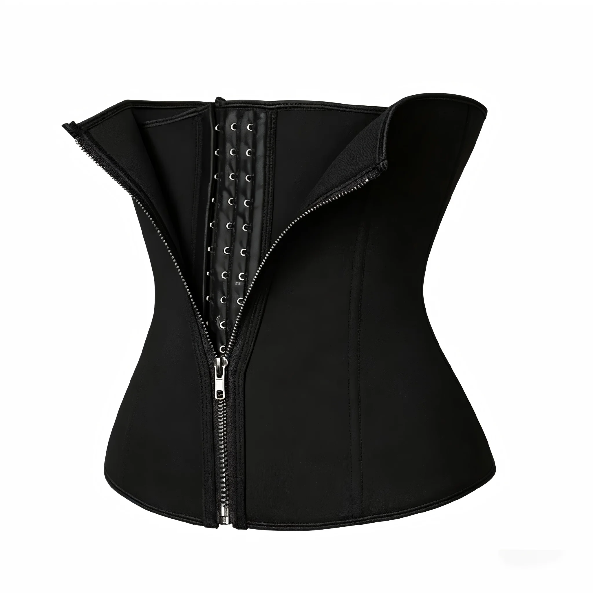 Weight Belt Lifting - Neoprene Waist Trainer with Zipper &