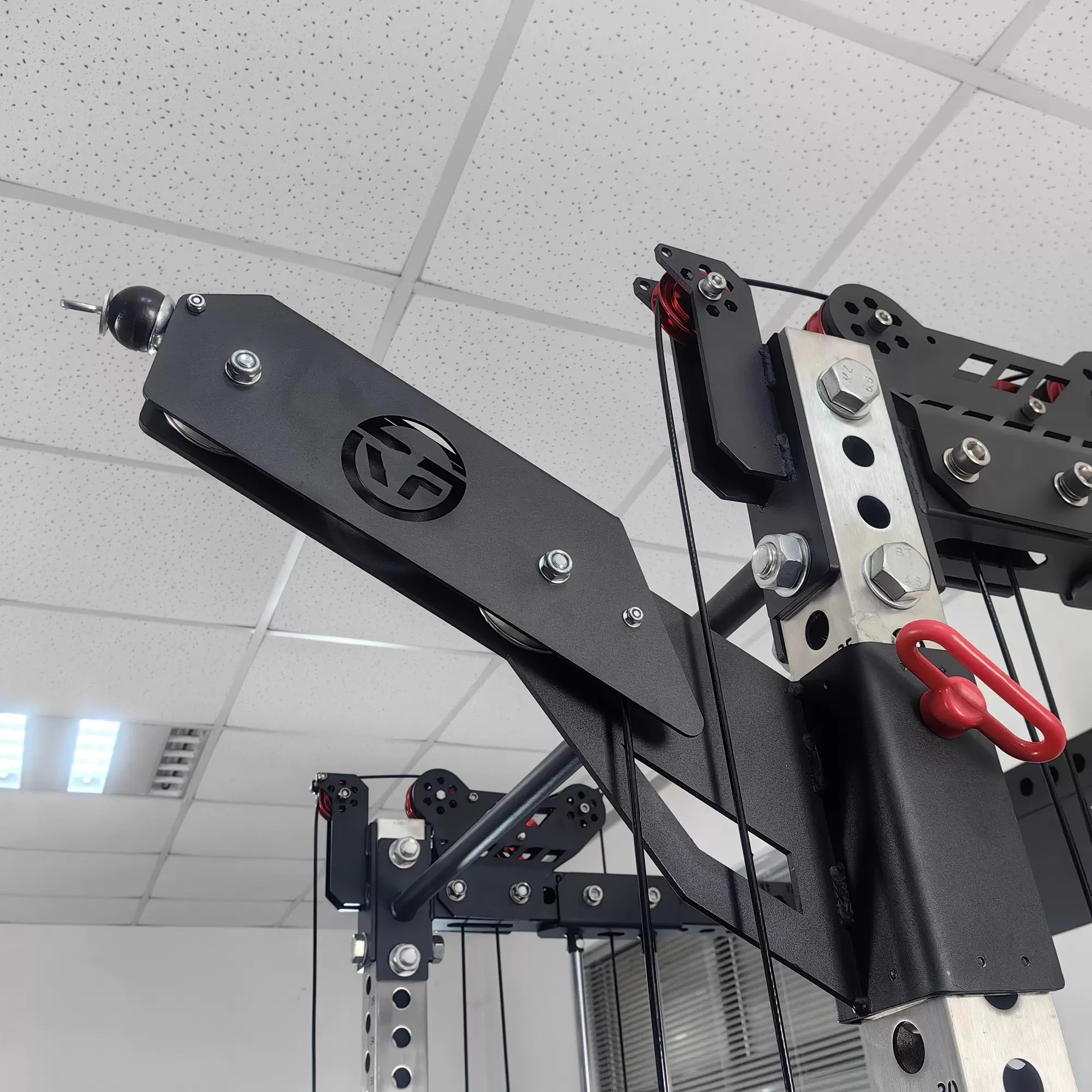 Lat Pulldown Cable - Wall Mount Pulley System For Fitness