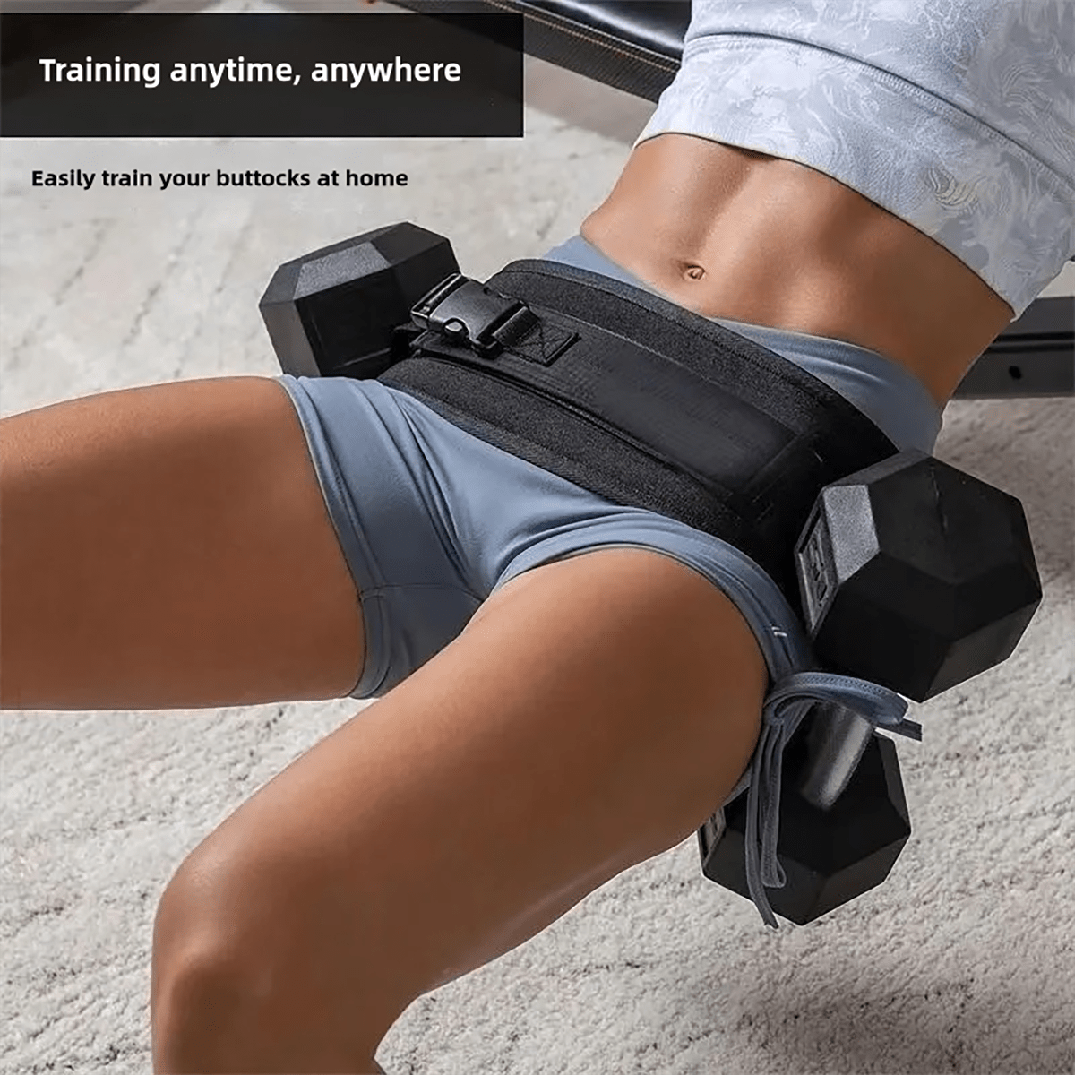 Glute Bridge Resistance Band,  - Home Gym Dumbbell Workout ulasan dan harga