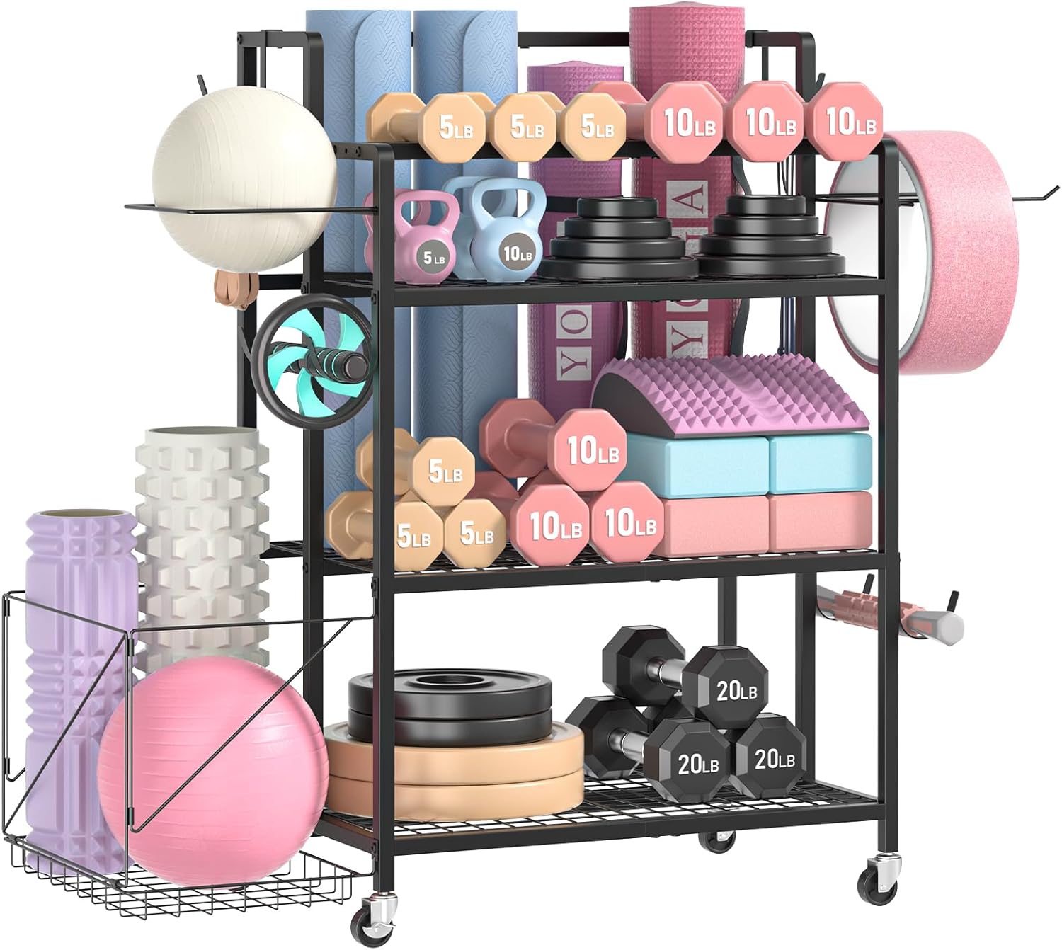 Home Gym Storage, No Material  - Home Gym Dumbbell Workout ulasan dan harga