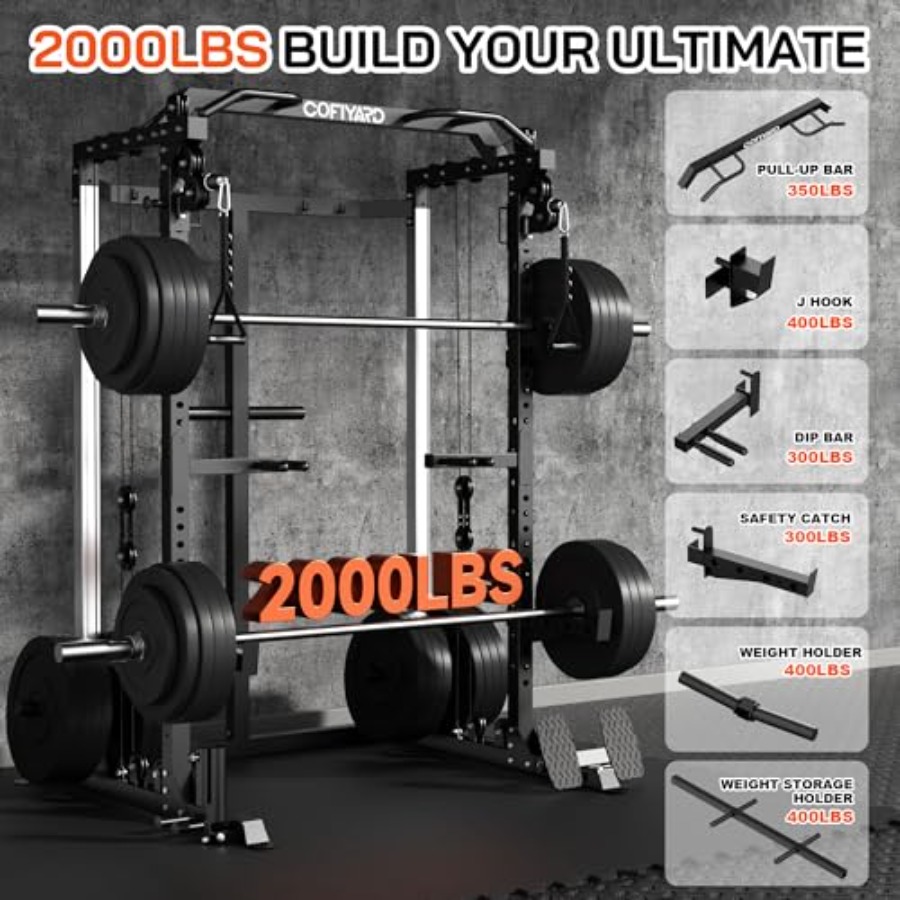 Power Cage Power Rack with Dua - Home Gym System ulasan dan harga