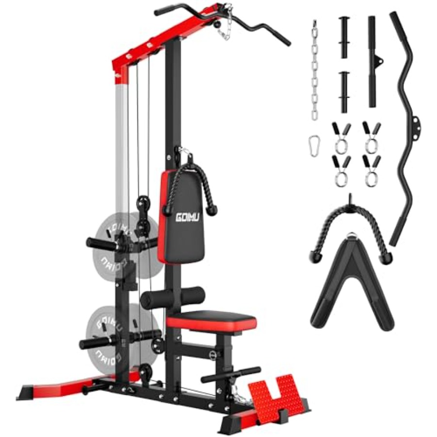 Home gym LAT pulldown machine, - Lat Pulldown Cable ulasan dan harga