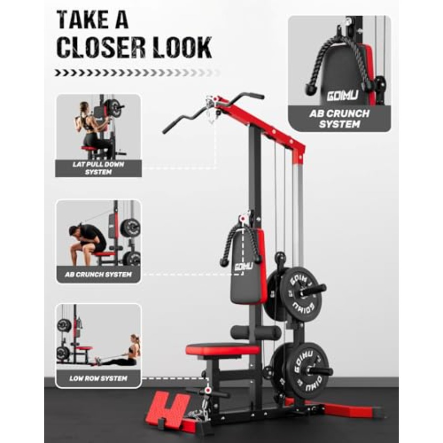 Home gym LAT pulldown machine, - Lat Pulldown Cable ulasan dan harga