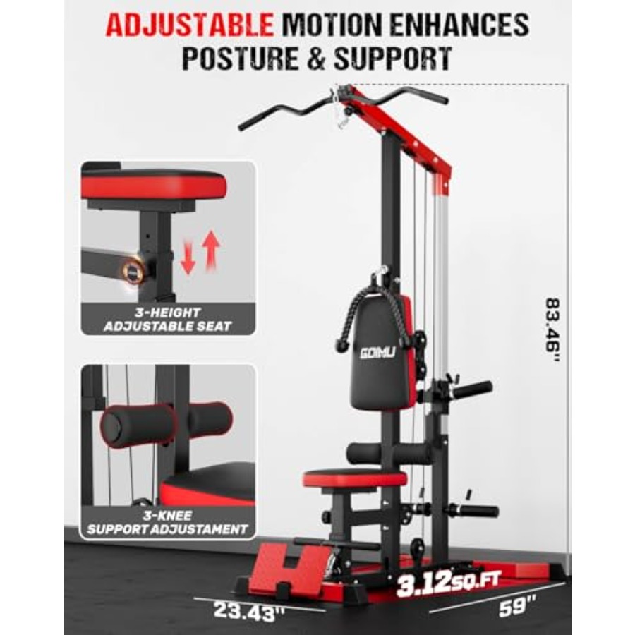 Home gym LAT pulldown machine, - Lat Pulldown Cable ulasan dan harga