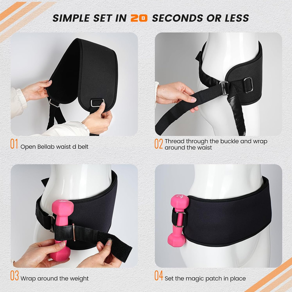 Glute Trainer Belt - Heavy Dut - Home Gym Dumbbell Workout ulasan dan harga
