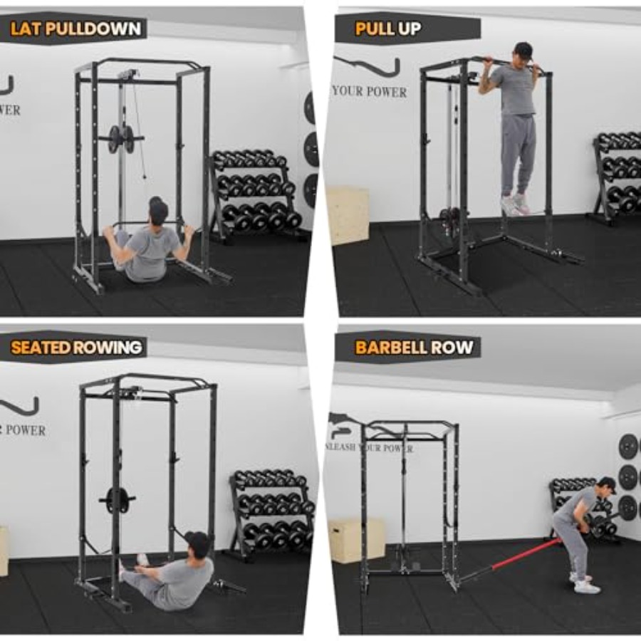 1600 Lbs Power Rack for Home G - Home Gym System ulasan dan harga