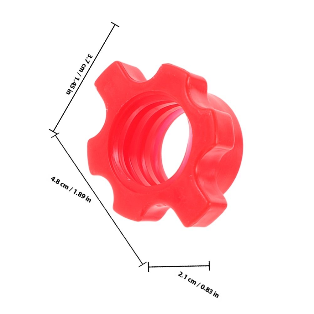 4Pcs Barbell Nut Accessories D - Home Gym Dumbbell Workout ulasan dan harga
