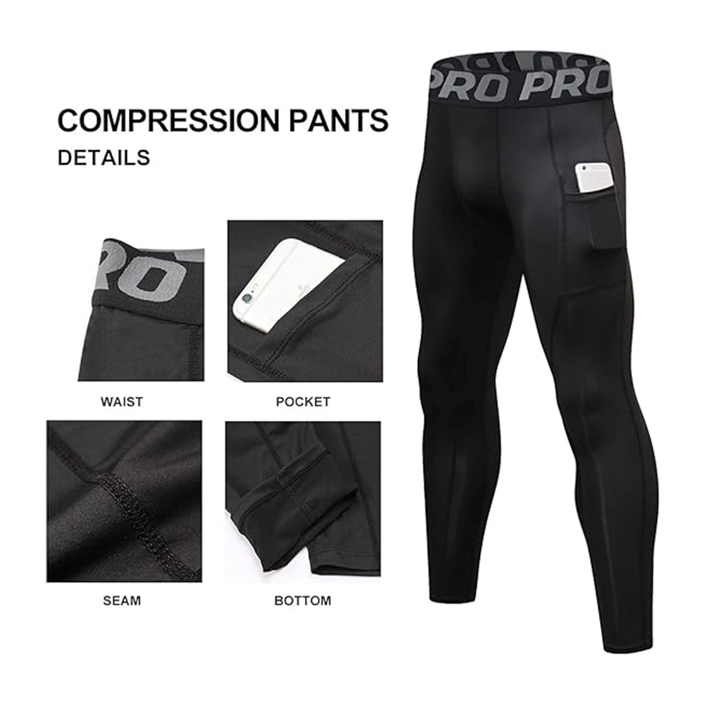 Men's Compression Pants Long J - Home Gym Leg Press ulasan dan harga