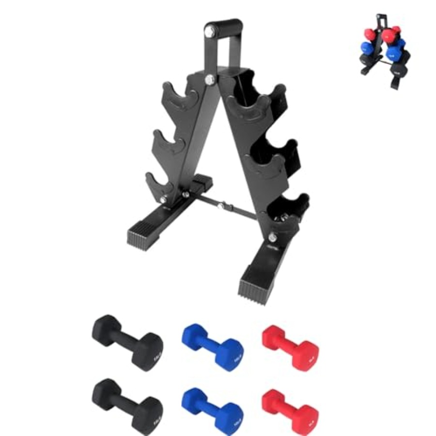 PVC Coated Hexagon Dumbbell Se - Home Gym Options ulasan dan harga