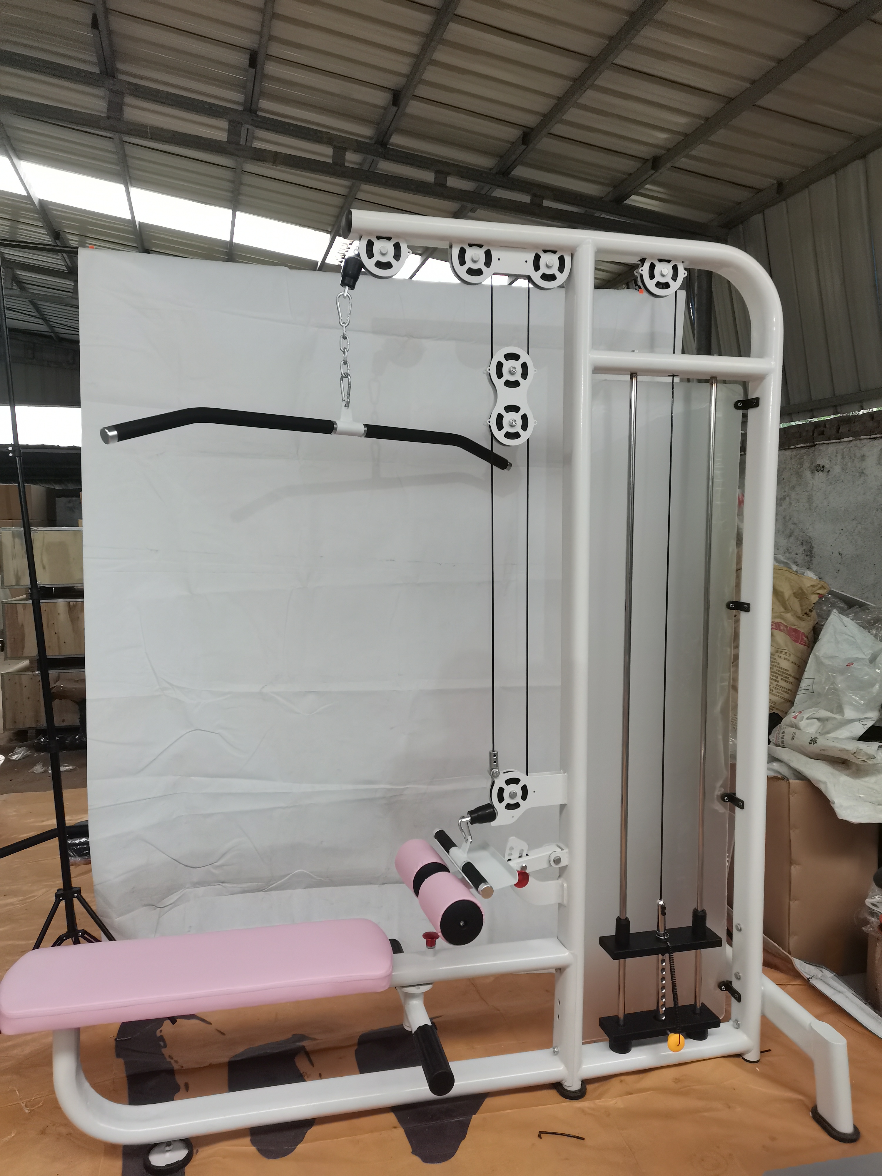 Gym Strength Training Chest Sh - Lat Pulldown Cable ulasan dan harga