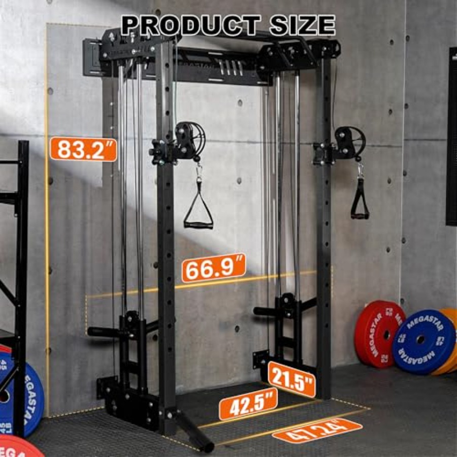 Power Cage Squat Rack Home Gym - Home Gym System ulasan dan harga