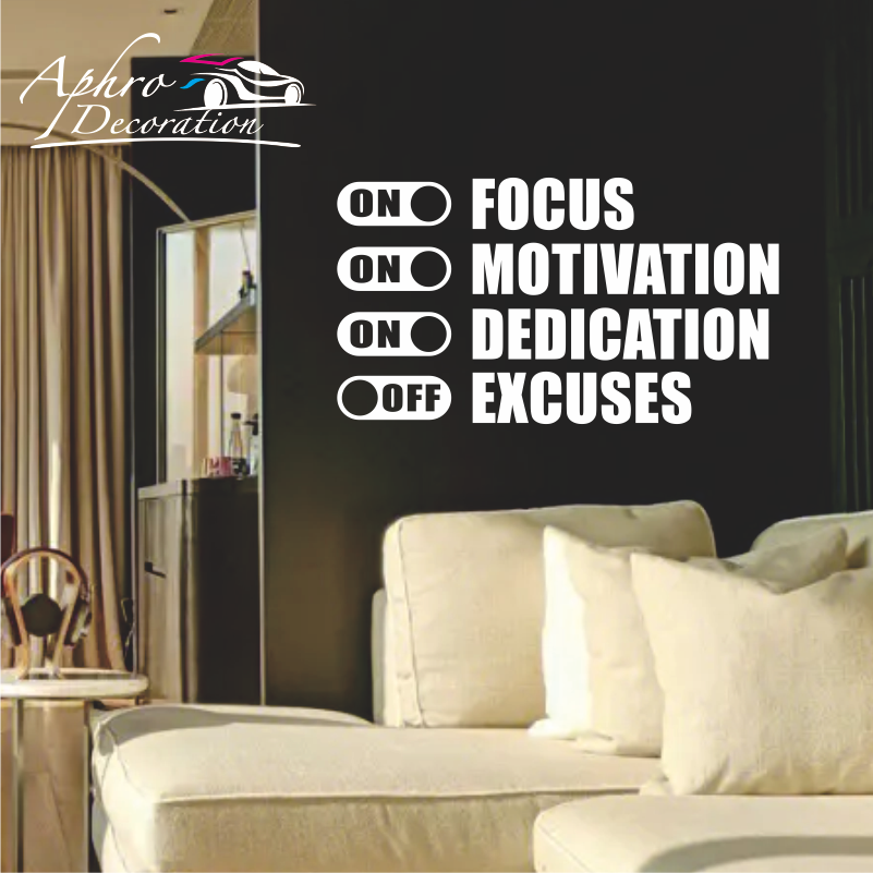 Focus On Motivation On Excuses - Home Gym Quotes ulasan dan harga