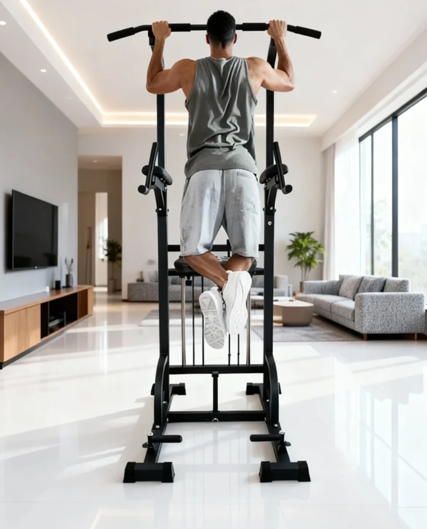 Power Tower Pull-Up Dip Statio - Home Gym Workout Equipment ulasan dan harga
