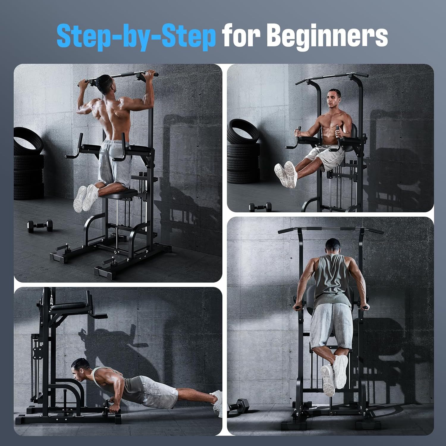 Power Tower Pull-Up Dip Statio - Home Gym Workout Equipment ulasan dan harga