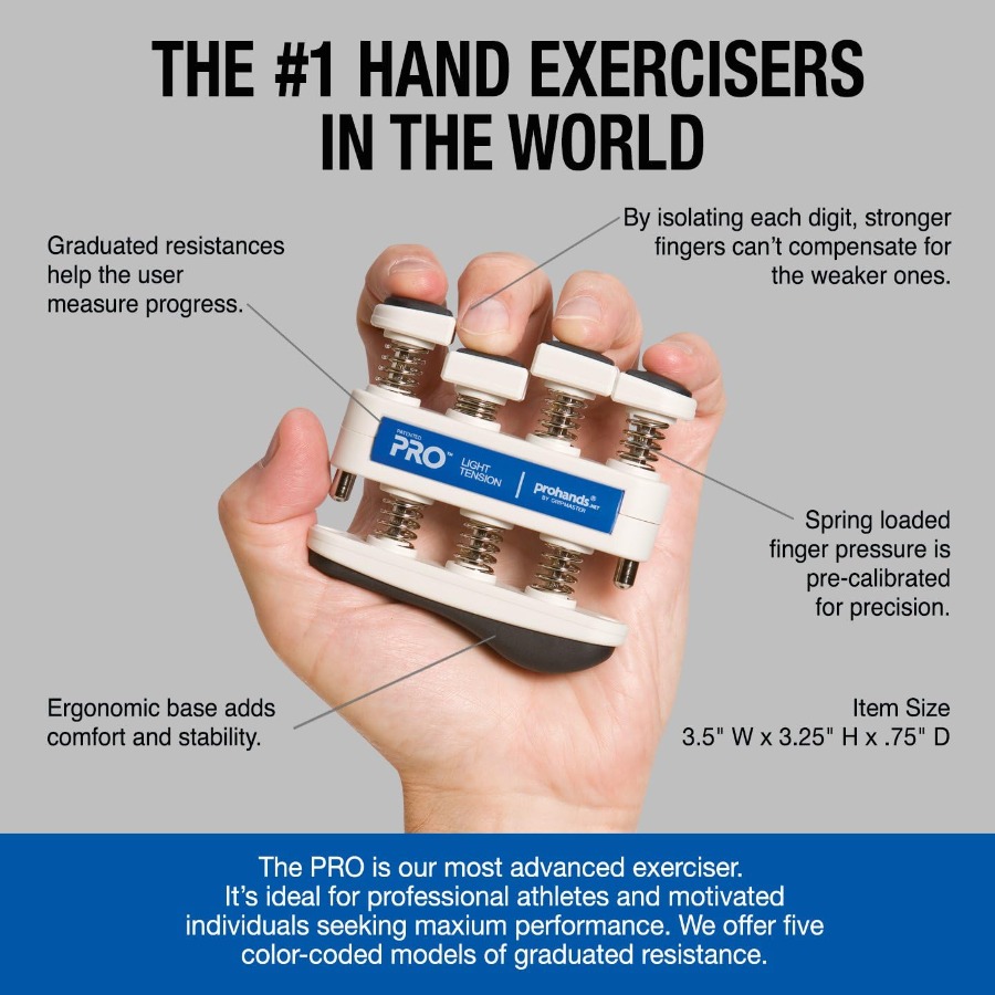 PRO Hand Exerciser Finger Exer - Grip Strengthener Pro ulasan dan harga
