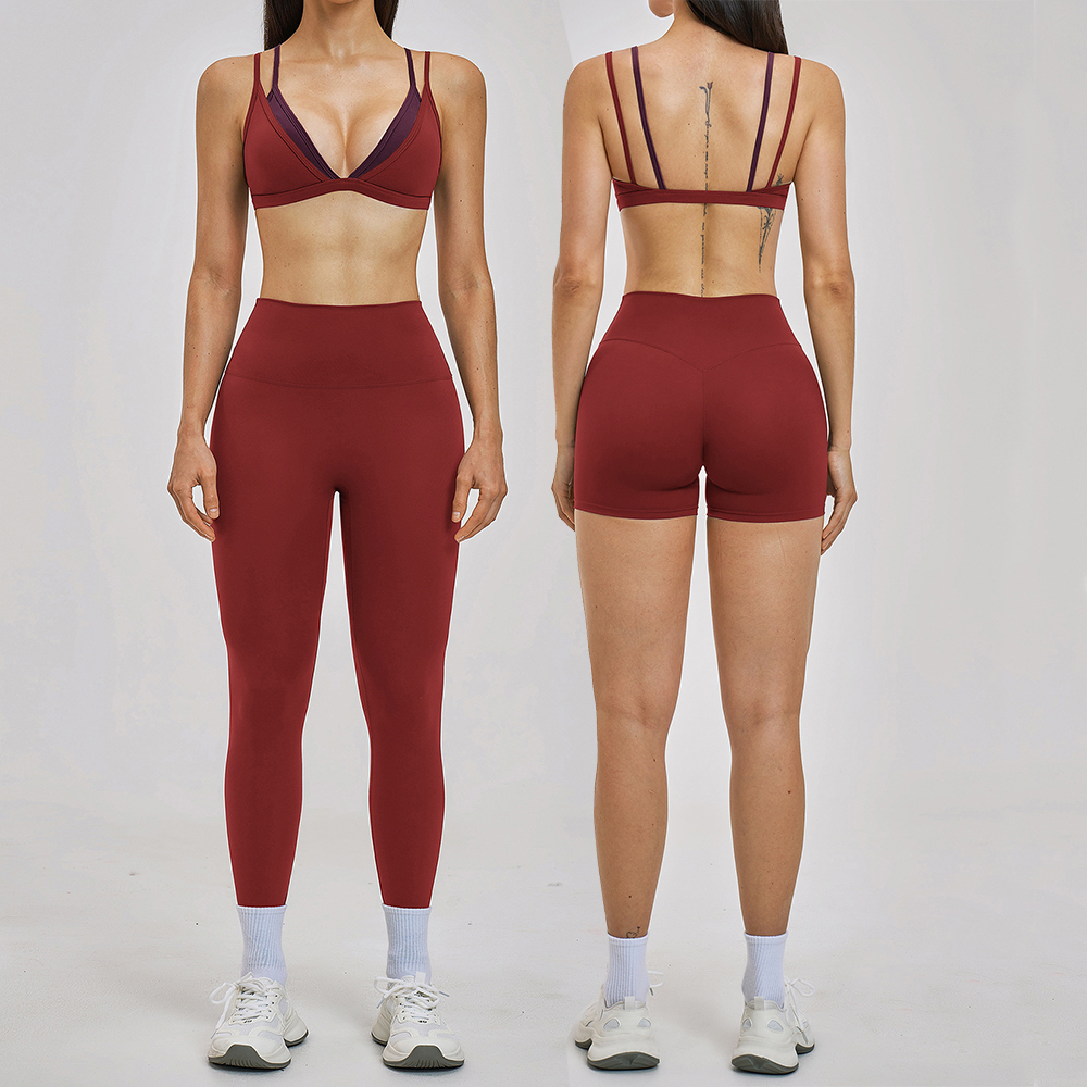 2PCS Yoga Suit Women Tracksuit - Home Gym Leg Press ulasan dan harga