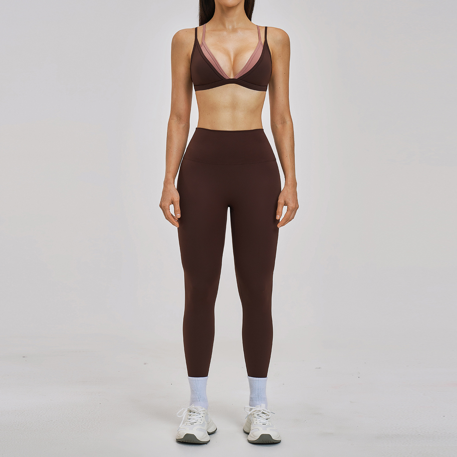 2PCS Yoga Suit Women Tracksuit - Home Gym Leg Press ulasan dan harga