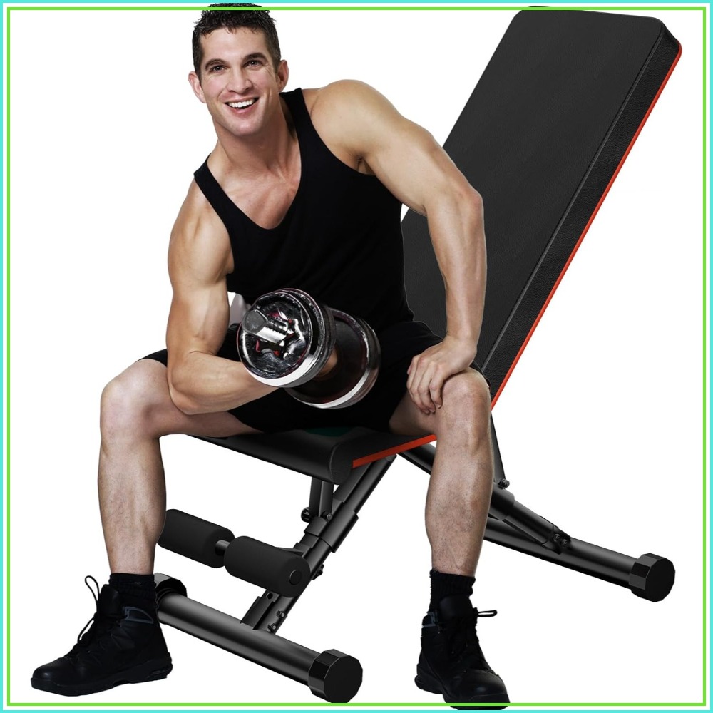 Adjustable Weight Bench for Ho - Home Gym Workout Equipment ulasan dan harga
