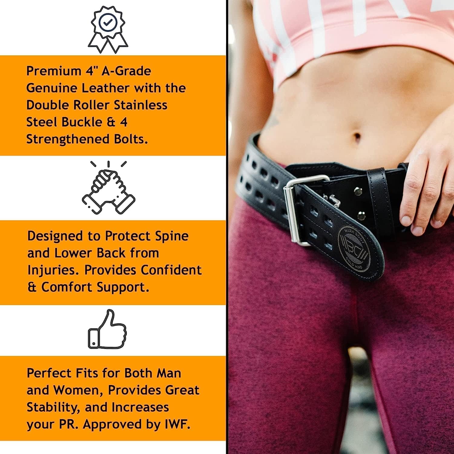Leather Weight Lifting Belt fo - Weight Belt Lifting ulasan dan harga