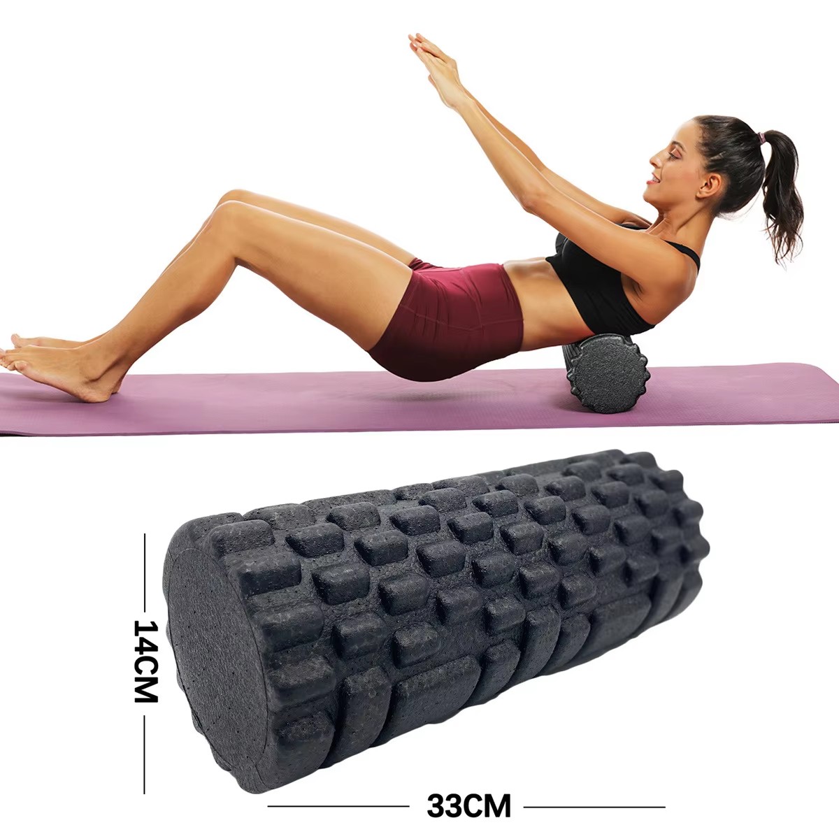 30/33cm Fitness Foam Roller Yo - Home Gym House ulasan dan harga