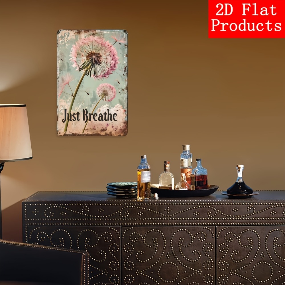 1pc 2D Flat Dandelion Inspirat - Home Gym Quotes ulasan dan harga