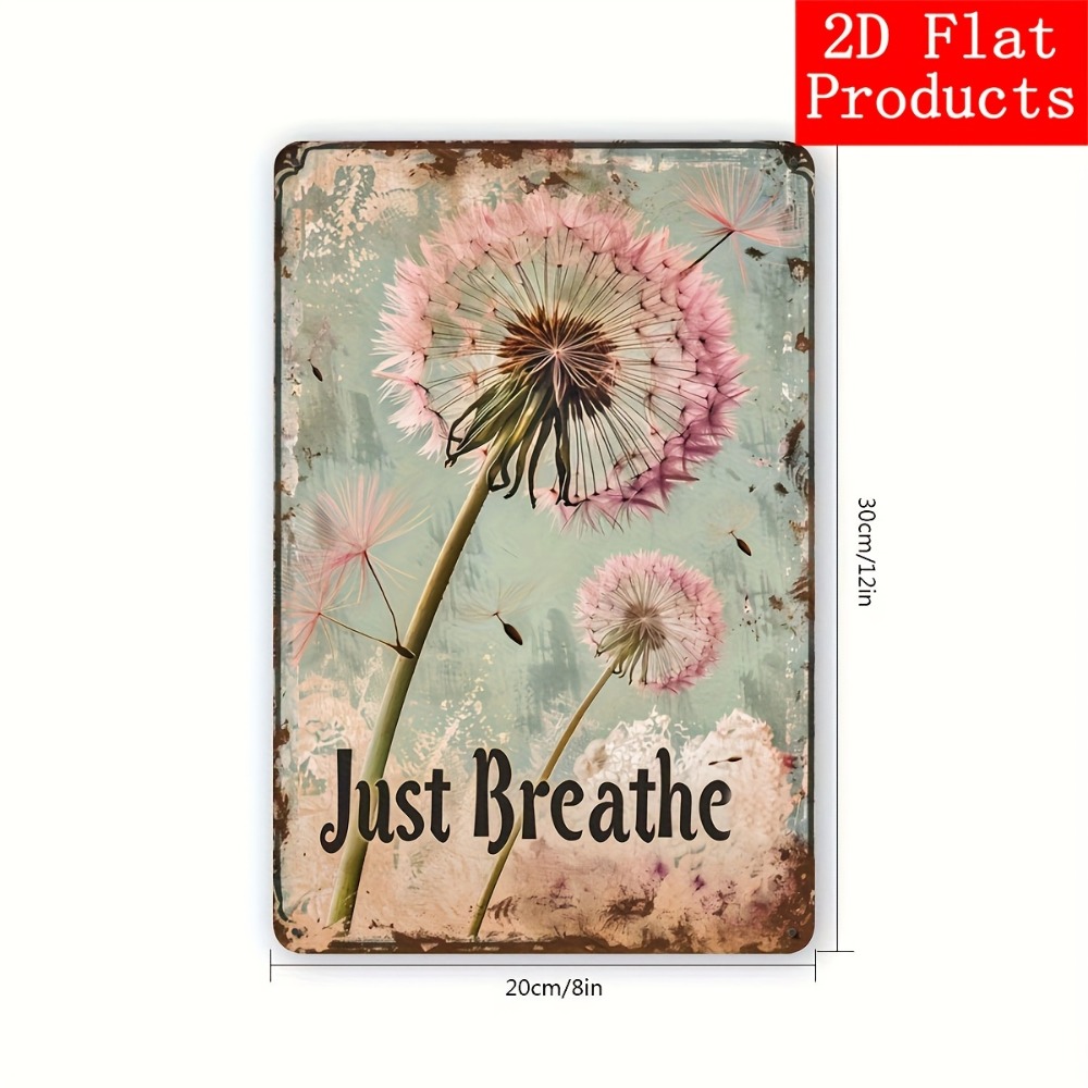 1pc 2D Flat Dandelion Inspirat - Home Gym Quotes ulasan dan harga