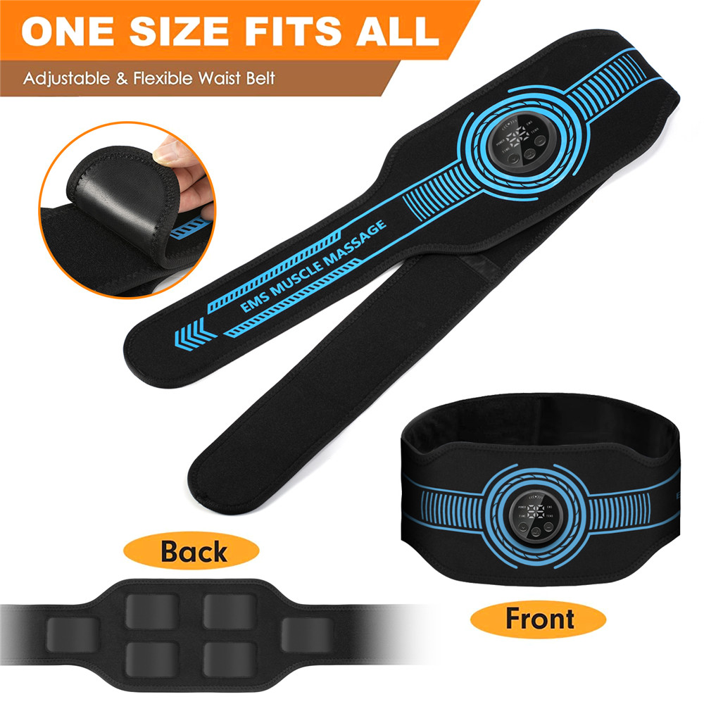 USB Rechargeable Abdominal Mus - Weight Belt Lifting ulasan dan harga