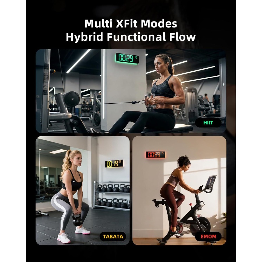 Smart Digital Wall Clock for c - Home Gym Diy ulasan dan harga
