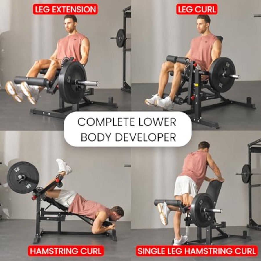 Adjustable Weight Bench with L - Home Gym Weight Bench ulasan dan harga