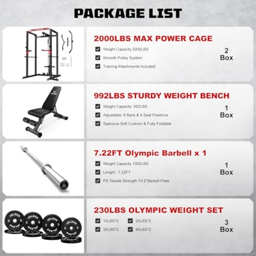 Home gym power cage: steel, bl - Home Gym System ulasan dan harga