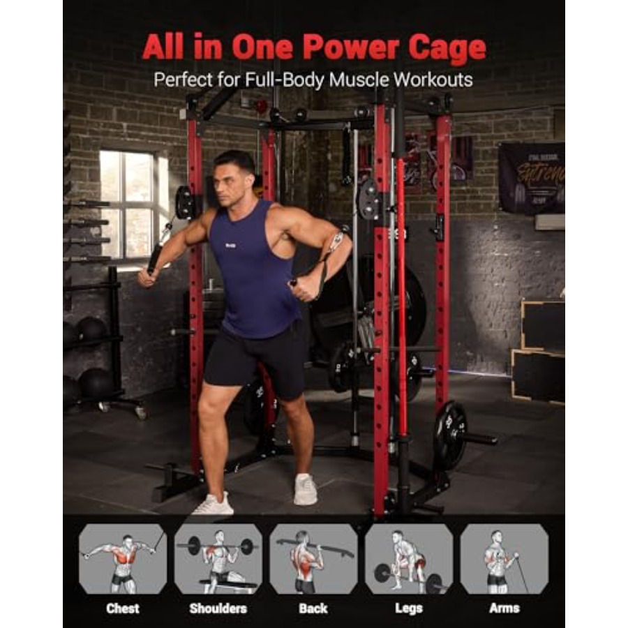 Power Cage Multi-Functional Po - Home Gym System ulasan dan harga