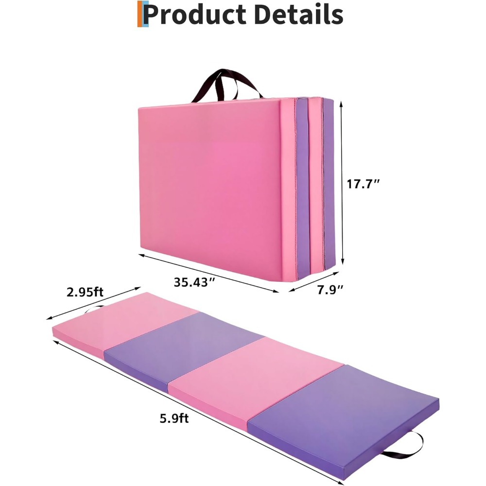 Portable Folding Exercise Mat  - Home Gym Options ulasan dan harga