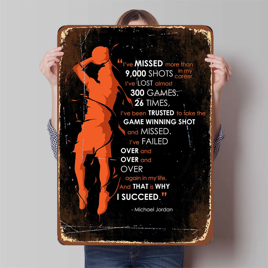 Michael Jordan Inspirational Q - Home Gym Quotes ulasan dan harga