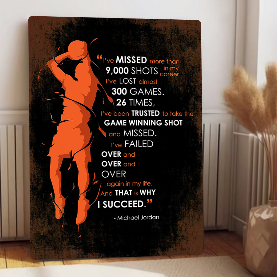 Michael Jordan Inspirational Q - Home Gym Quotes ulasan dan harga