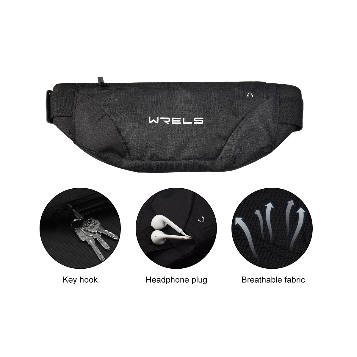 WRELS Waist Bag Running Bag Ou - Weight Belt Lifting ulasan dan harga