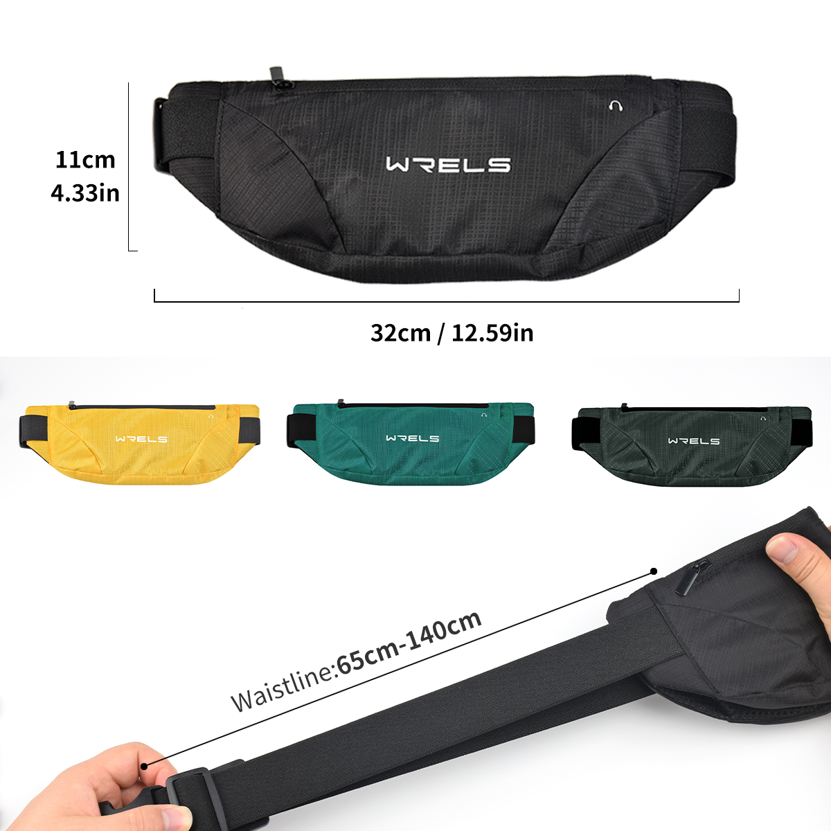WRELS Waist Bag Running Bag Ou - Weight Belt Lifting ulasan dan harga
