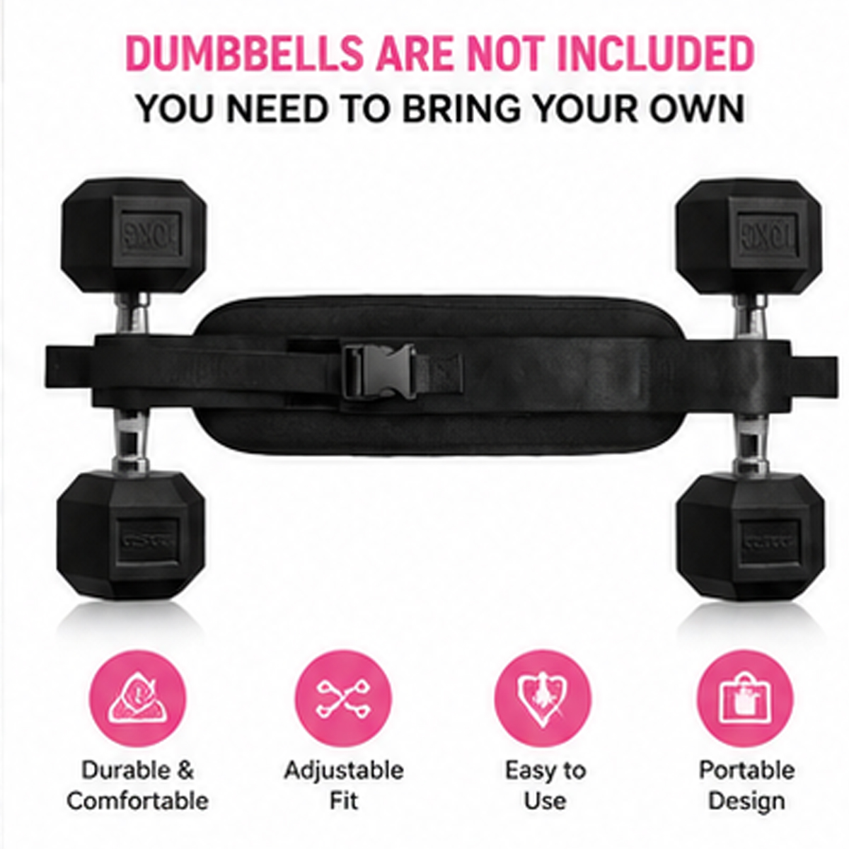Heavy Duty Nylon Hip Thrust Be - Home Gym Dumbbell Workout ulasan dan harga