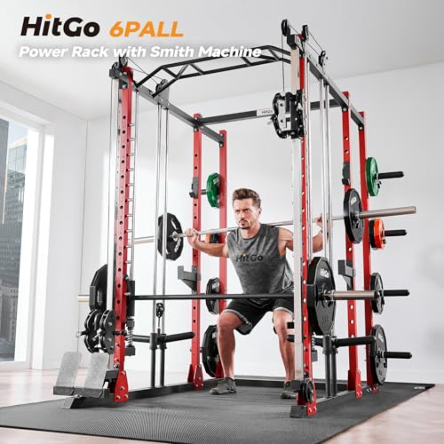 All-in-One Power Rack with Smi - Home Gym System ulasan dan harga