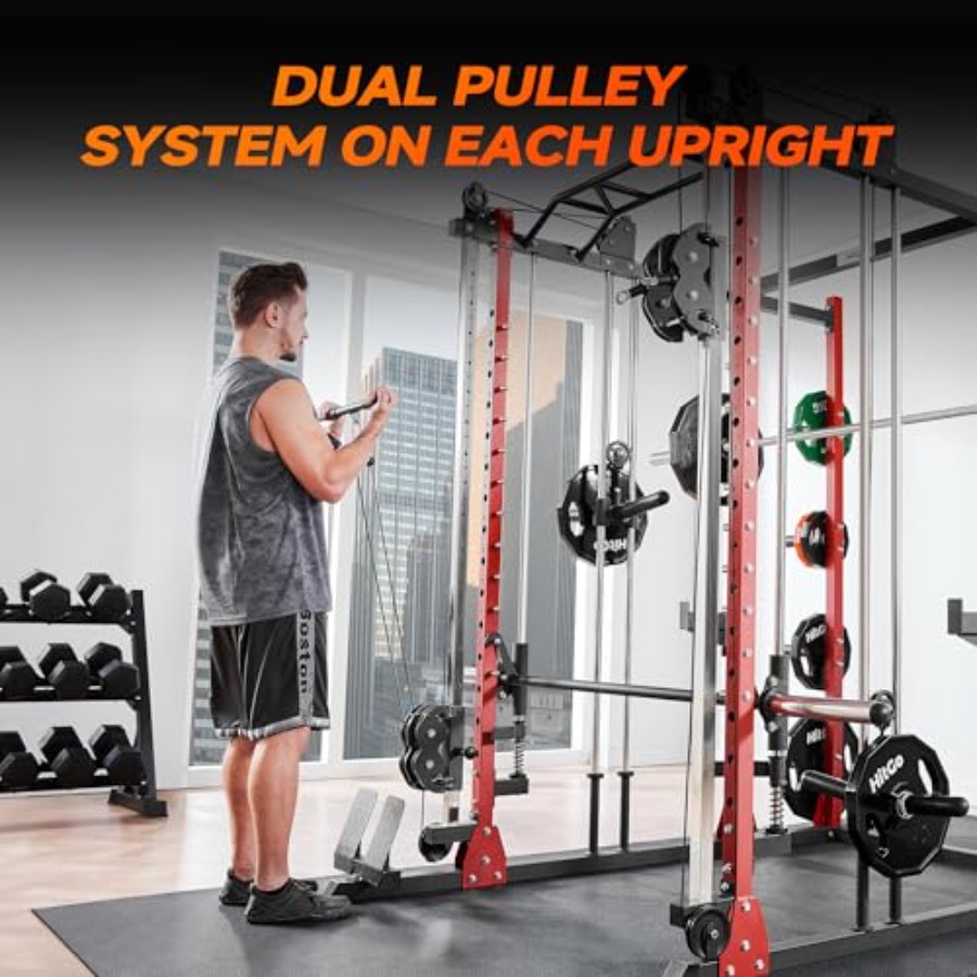 All-in-One Power Rack with Smi - Home Gym System ulasan dan harga