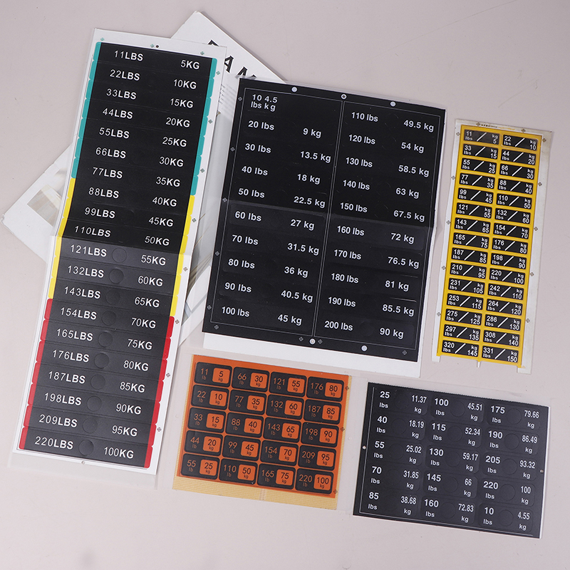 Weight Stack Labels 4.5kg To 1 - Home Gym Diy ulasan dan harga
