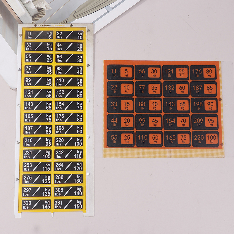 Weight Stack Labels 4.5kg To 1 - Home Gym Diy ulasan dan harga