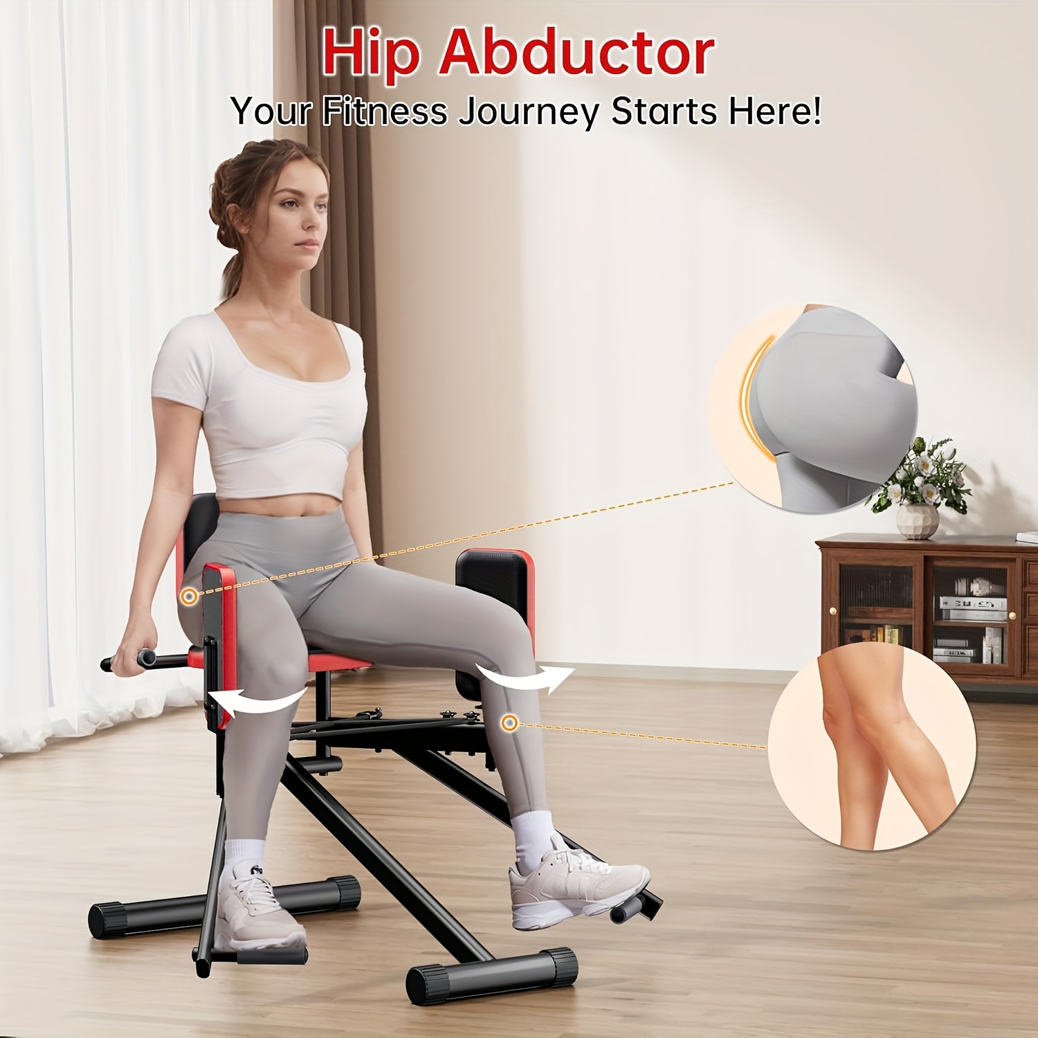 Hip Abduction Trainer for Home - Home Gym Workout Equipment ulasan dan harga