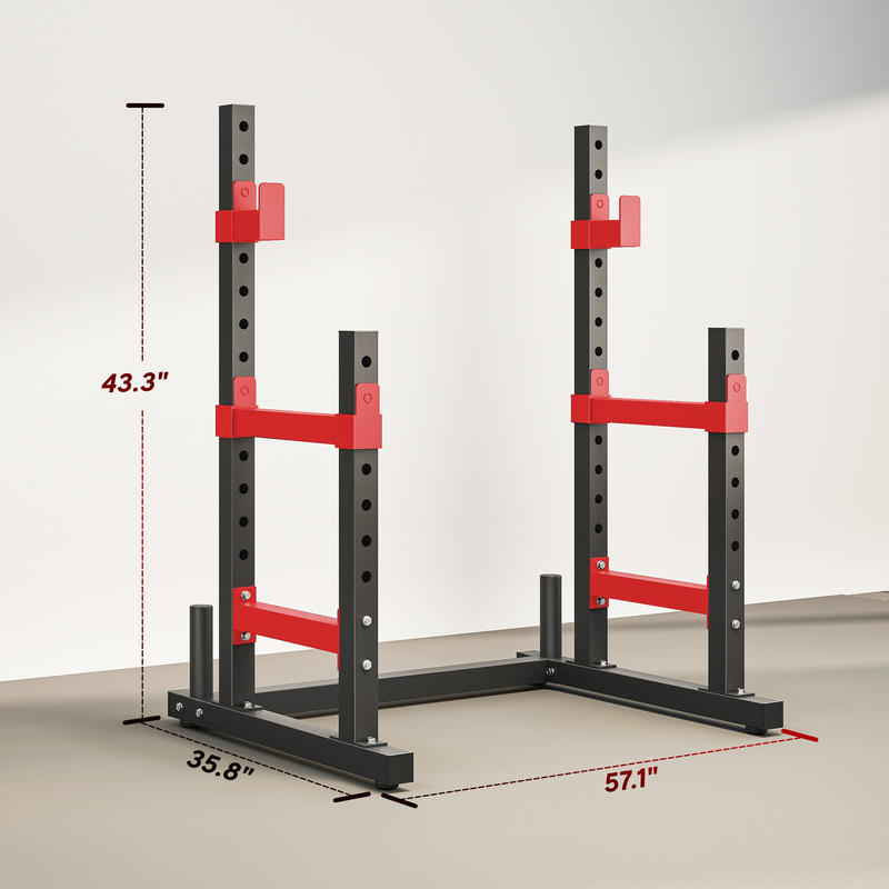 Soozier Adjustable Squat Rack, - Home Gym Weight Bench ulasan dan harga