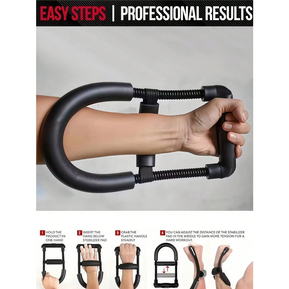 Adjustable Tension Wrist Stren - Grip Strengthener Pro ulasan dan harga
